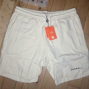 Young LA Off-White Men Cotton #118 Shorts Size XL